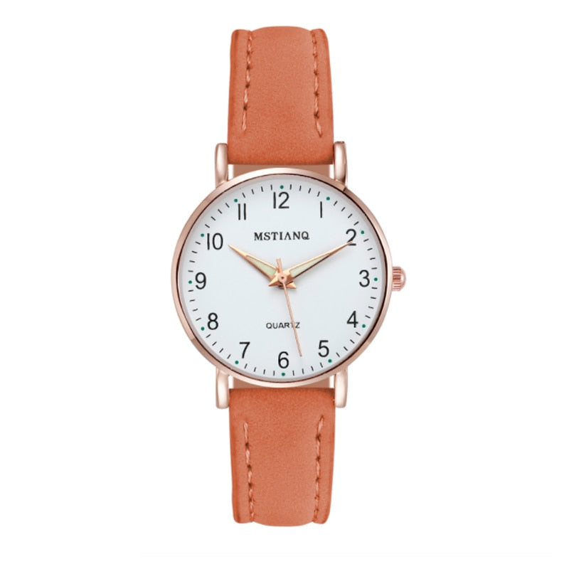 Mstiang Casual Leather Women's Watches