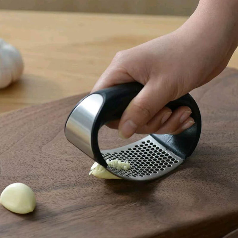 Professional Stainless Steel Garlic Crusher