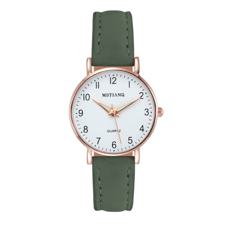 Mstiang Casual Leather Women's Watches