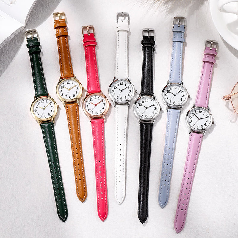 Mstiang Casual Leather Women's Watches