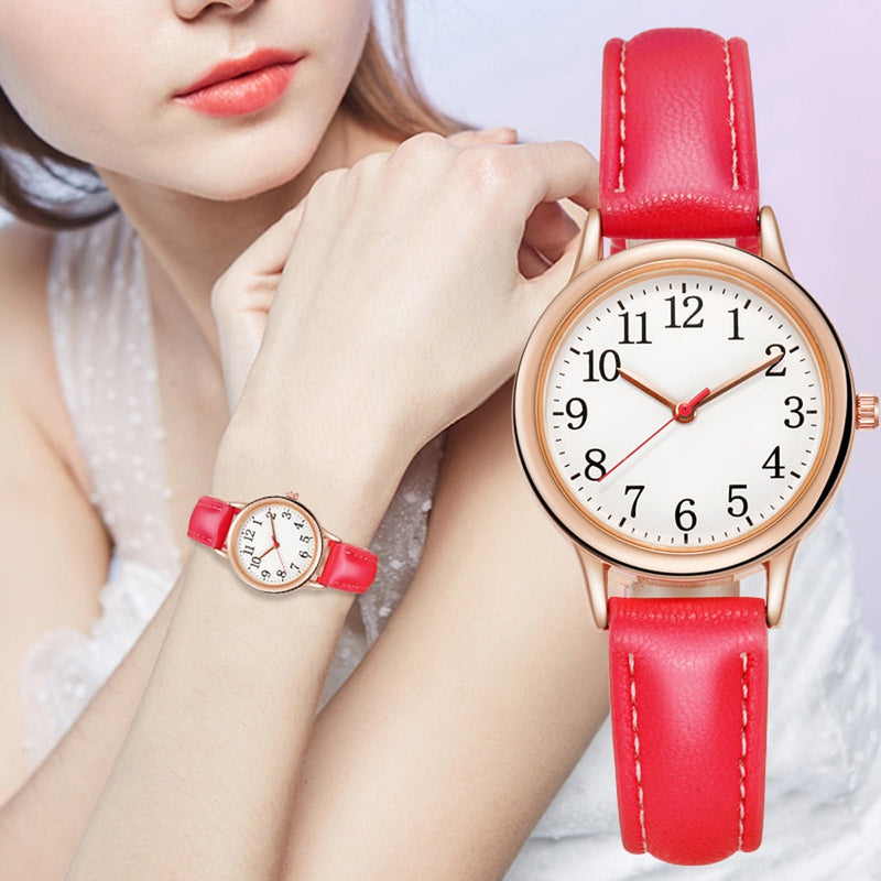 Mstiang Casual Leather Women's Watches