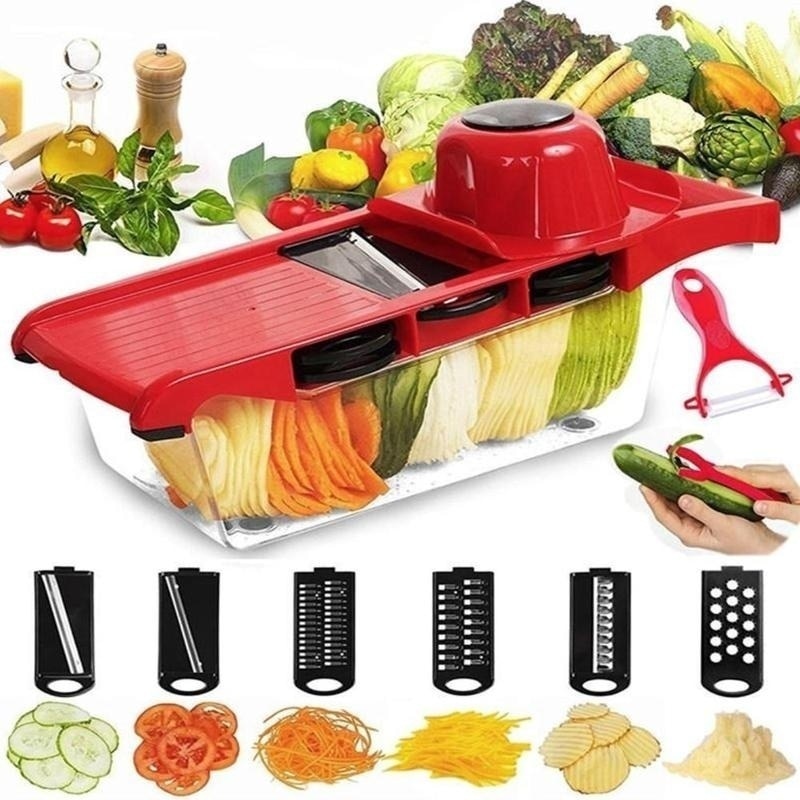 Multifunctional Vegetable Cutter Grater With Hand Guard